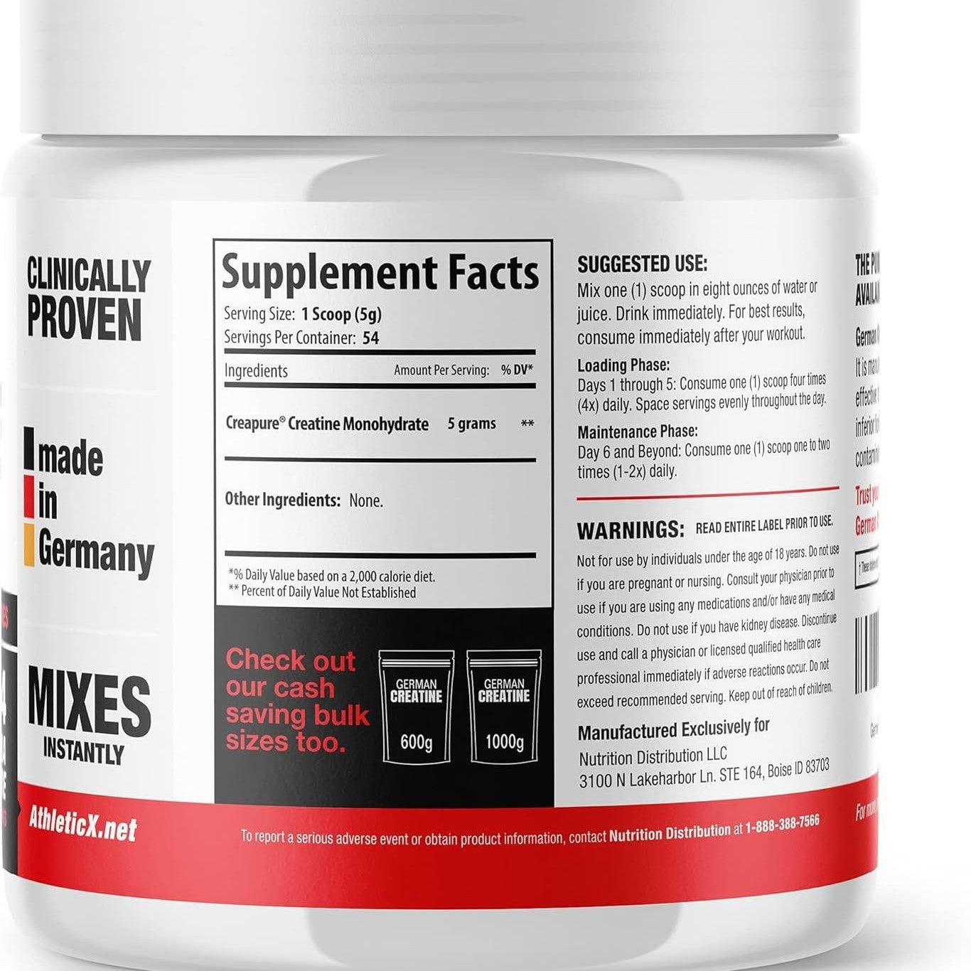 Creatine Monohydrate 270g